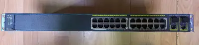 Cisco Catalyst WS-C2960-24PC-L – 24x PoE Switch + 2x SFP
