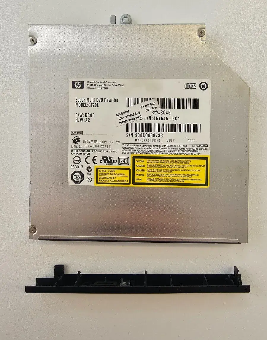 DVD RW,+R, DL, lightScribe optická mechanika