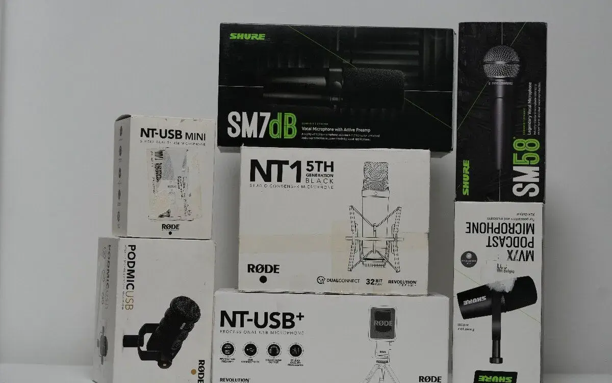 RODE / SHURE – Profesionálne mikrofóny | NT1, PodMic, SM7dB