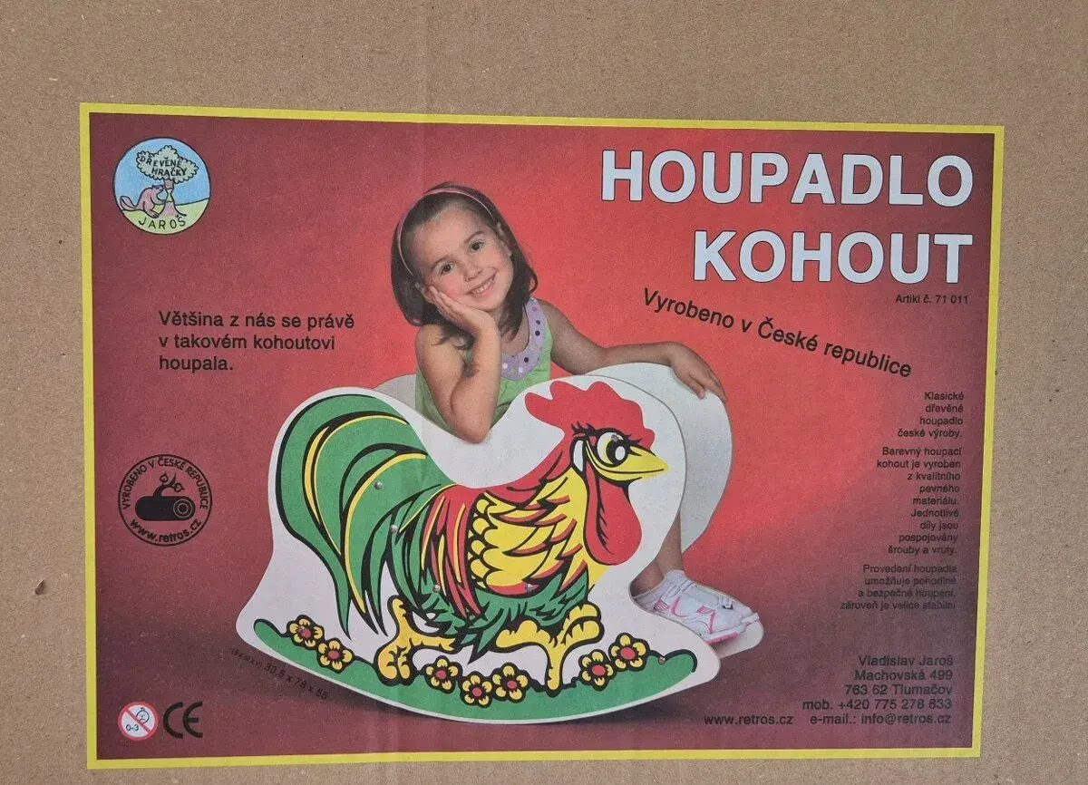 Dreveny hupaci kohut