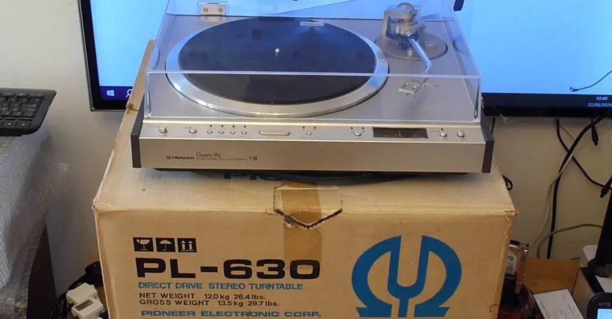 Pioneer PL-630 SPEC, vintage gramofón