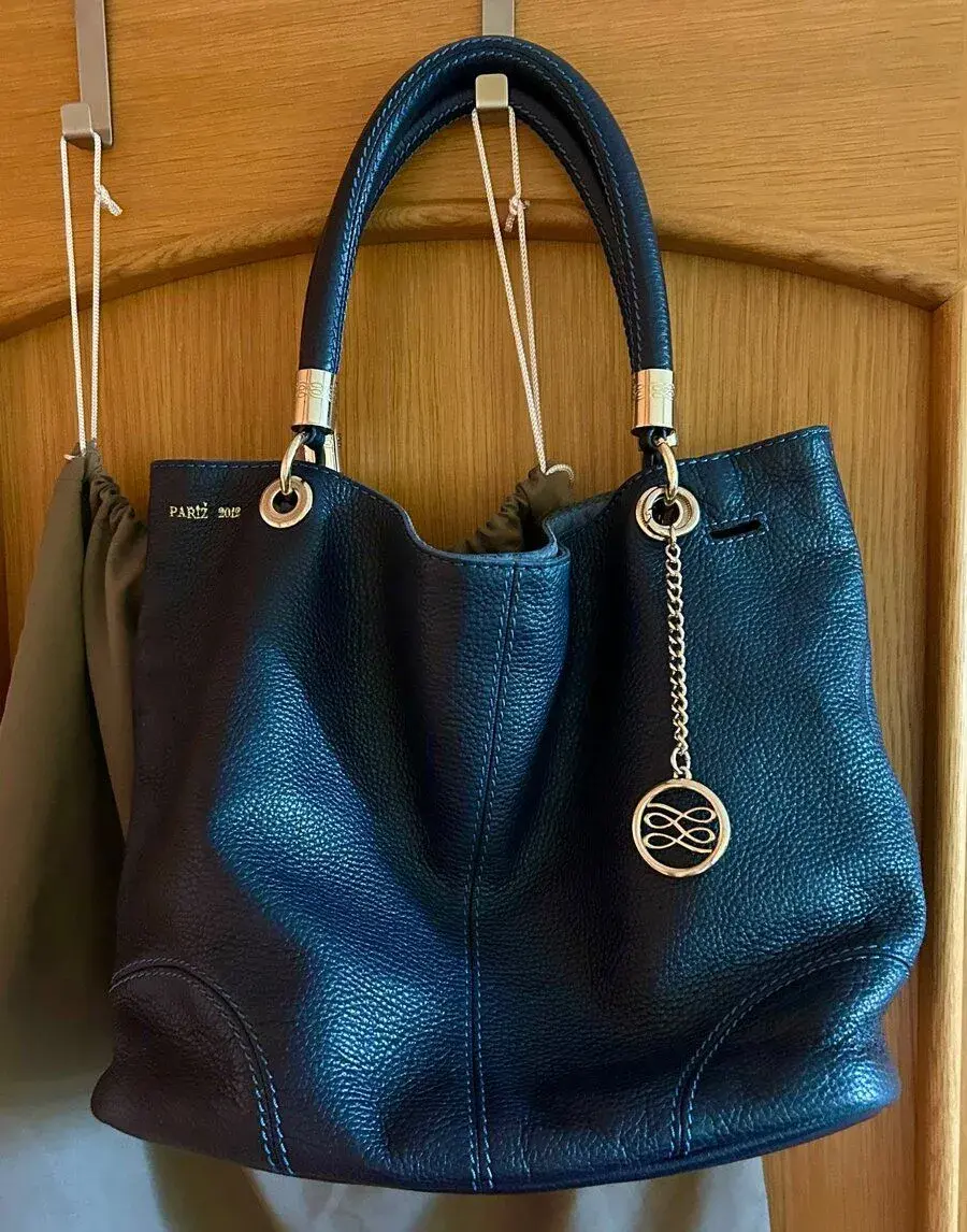 LUXUSNÁ KOŽENÁ KABELKA zn.LANCEL made in France