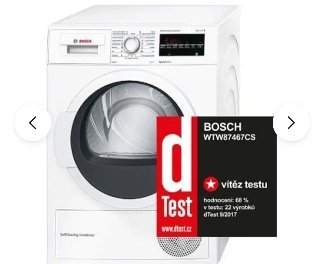 Sušička Bosch WTW87467CS