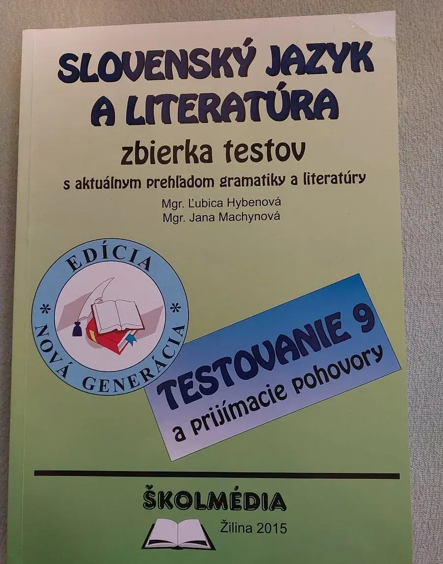 Slovenský jazyk a literatúra - zbierka testov
