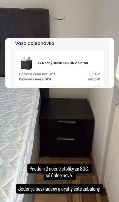 Nočné stolíky - NOVÉ