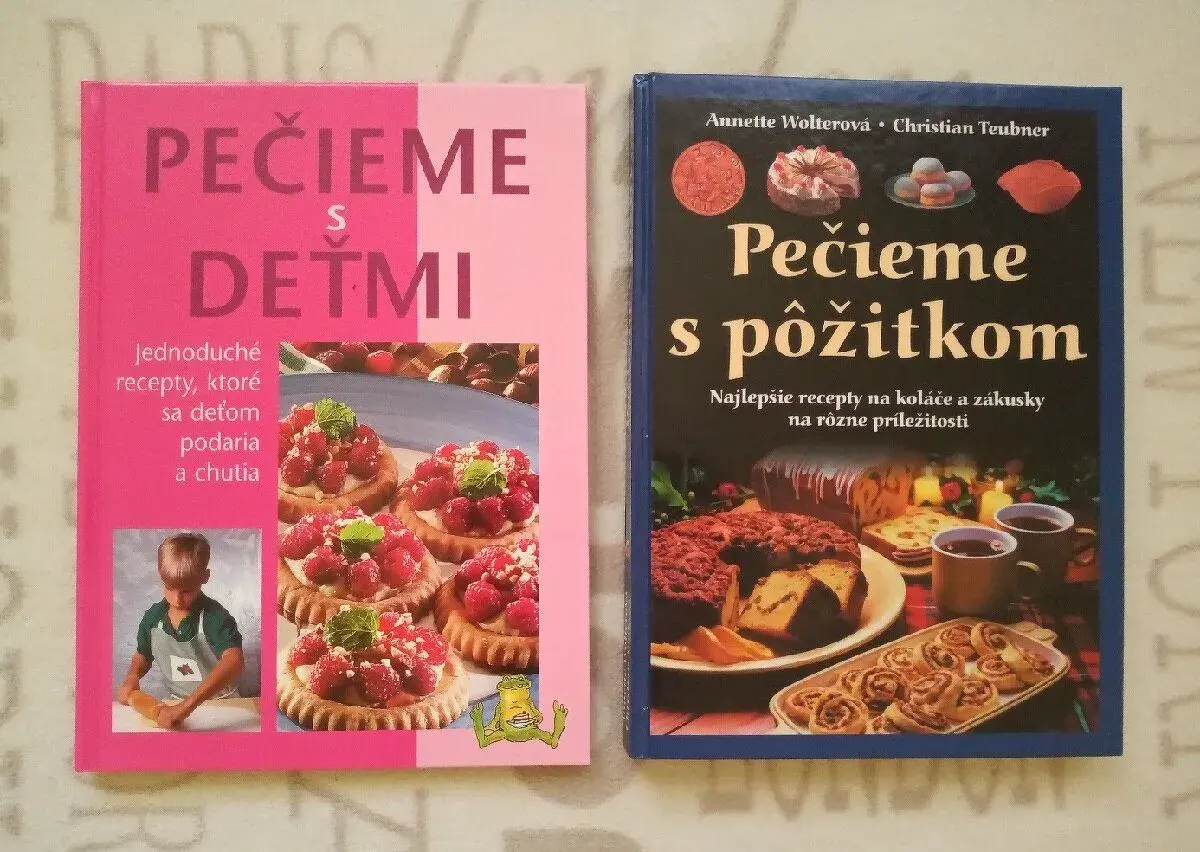 2x Kniha na pečenie
