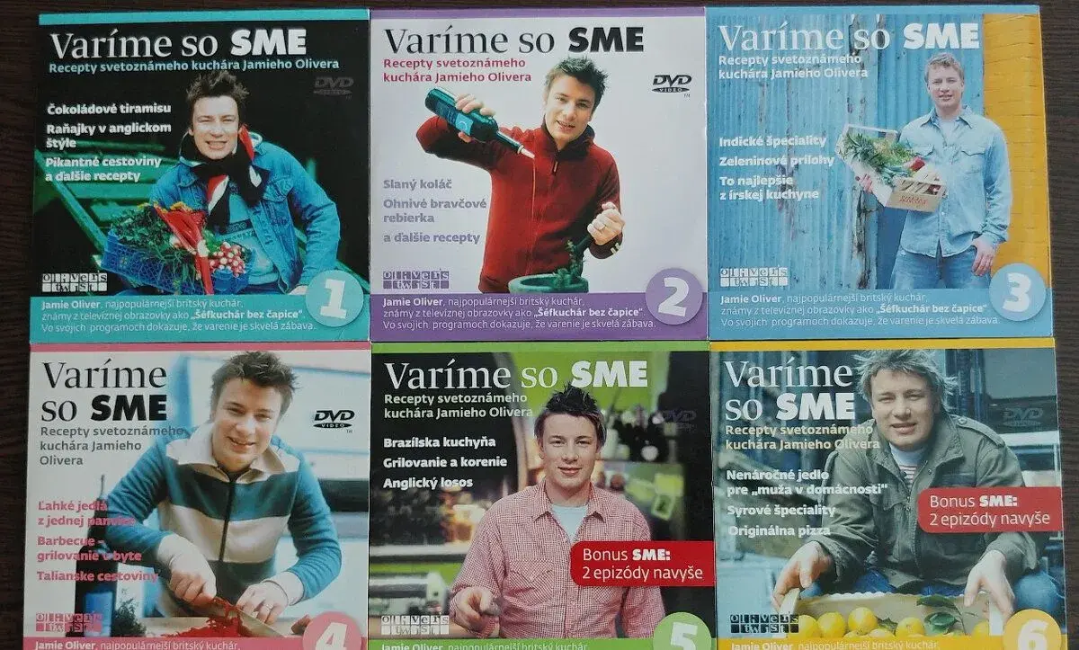 Kolekcia DVD Varíme so SME (6xDVD)