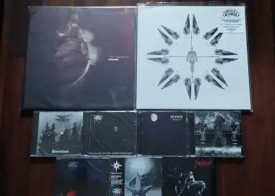 Metal LPs CDs DVDs