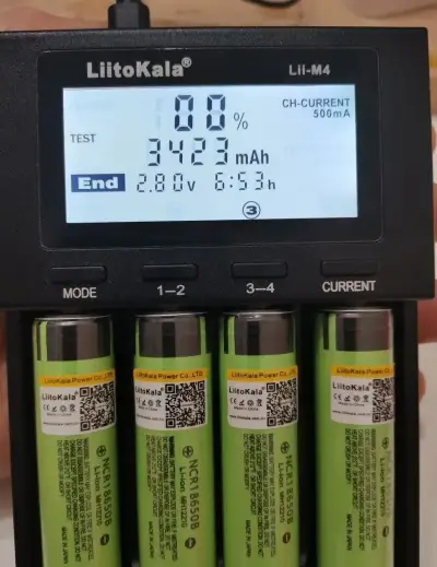 Batéria, akumulátor LiitoKala 18650 3,7V 3400mAh