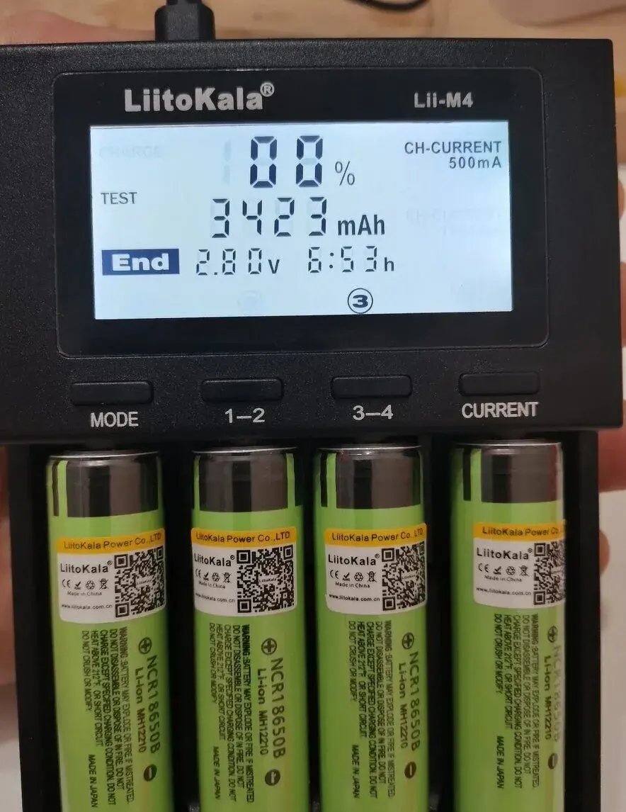 Batéria, akumulátor LiitoKala 18650 3,7V 3400mAh
