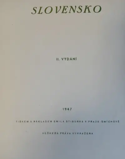 ZNÁMKY SLOVENSKÝ ŠTÁT 1939-1945