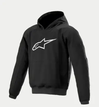 4XL / Mikina na motorku Alpinestars Ageless Hoodie čierna