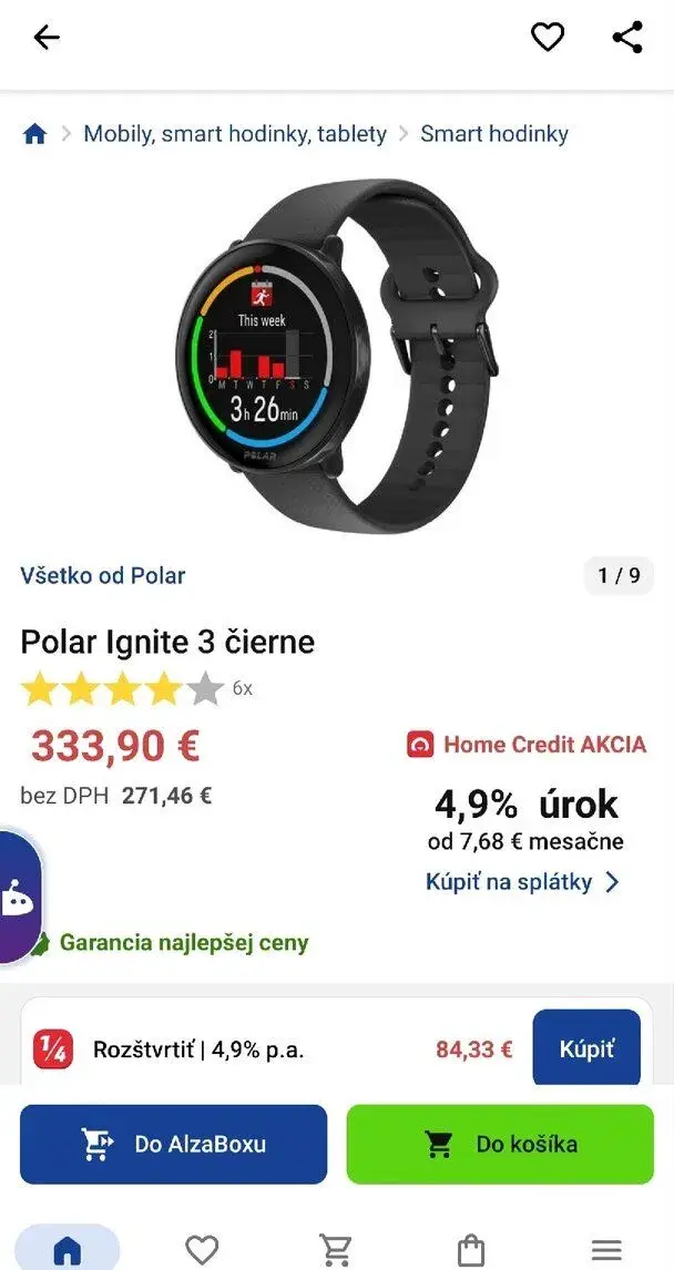 Polar ignite 3 nové záruka