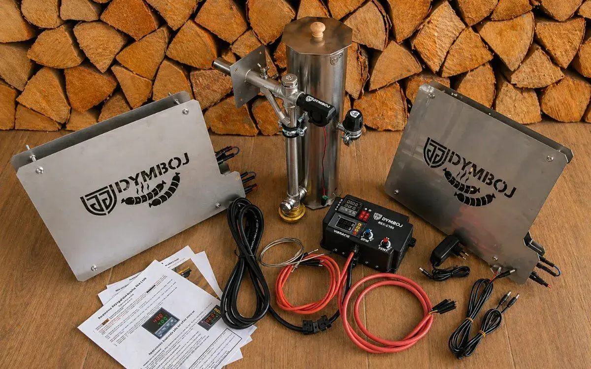 set na údenie - DYMBOX + ohrev + vibracný motor