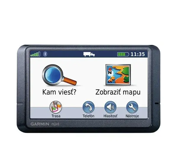 GARMIN NUVI 465 GPS pre kamióny s mapou pre rok 2026.