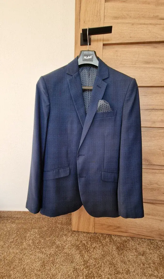 Oblek blue navy veľk.50