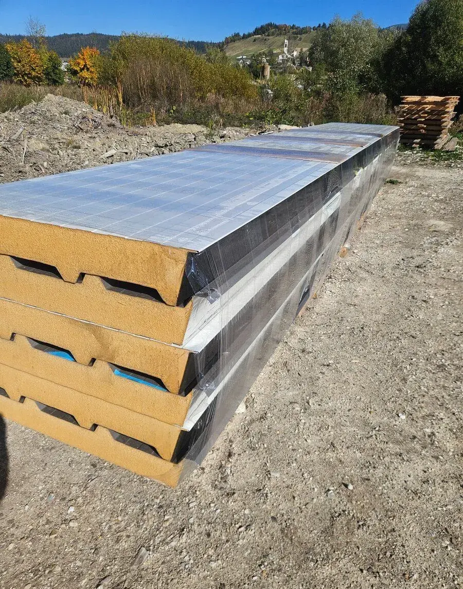 Strešne sendviče šede 120mm