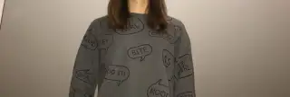 Krátka mikinka (S)