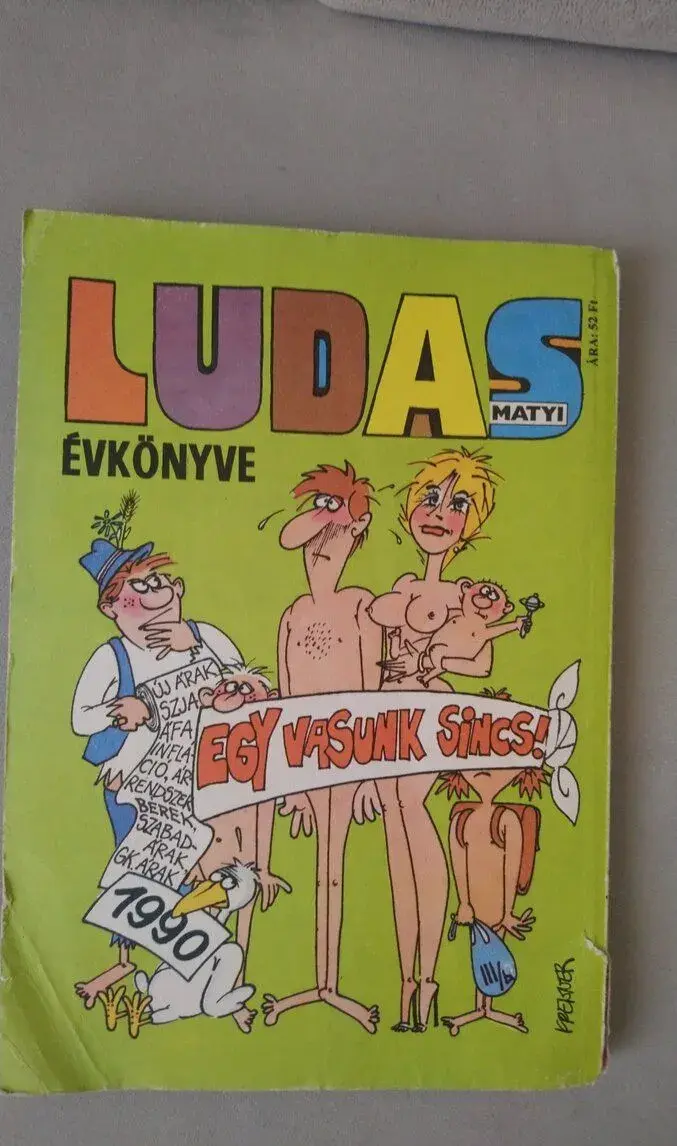 Časopisy Ludas Matyi évkönyv 1974, 1984,1990,
