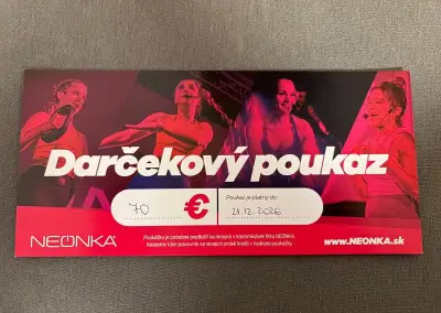 Darčekový poukaz NEÓNKA