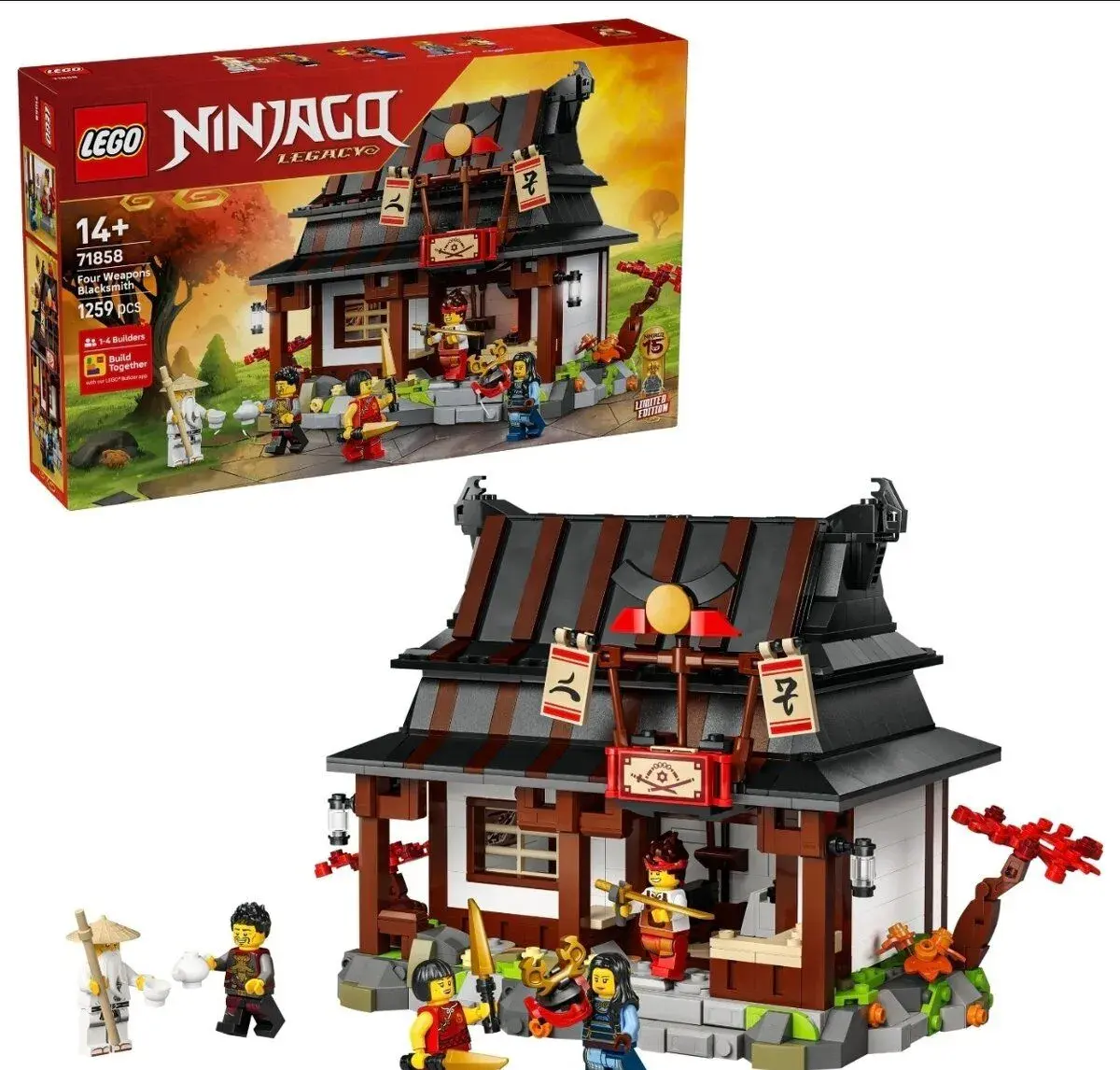 LEGO NINJAGO 71858 Kováreň Štyri zbrane