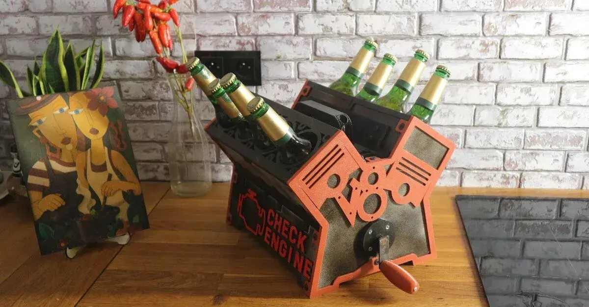"Pivný motor" V8