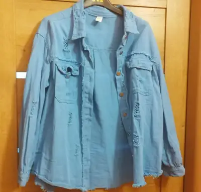 Damska riflova bunda velk.XL