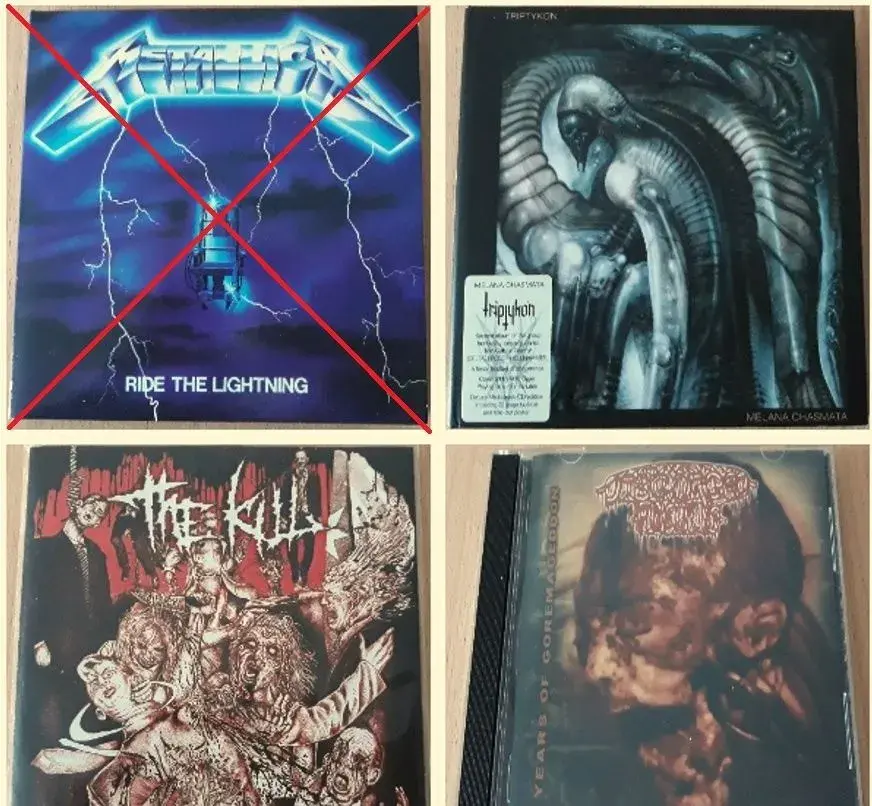 Predaj metalových CD