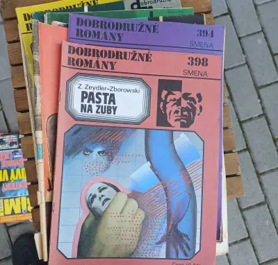 Retro knižky z edície Dobrodružné romány (Smena)