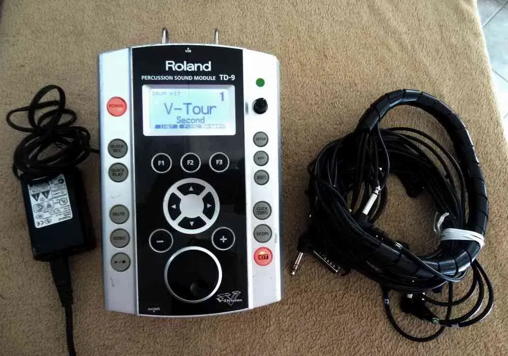Roland TD-9 modul + káble – 100 % stav