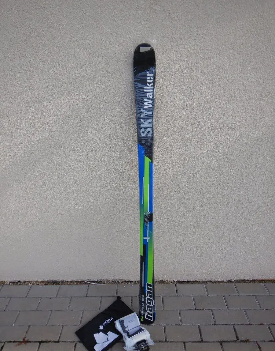 skialpové lyže Hagan 154cm s pásami Kohla, ÚPLNE NOVÉ