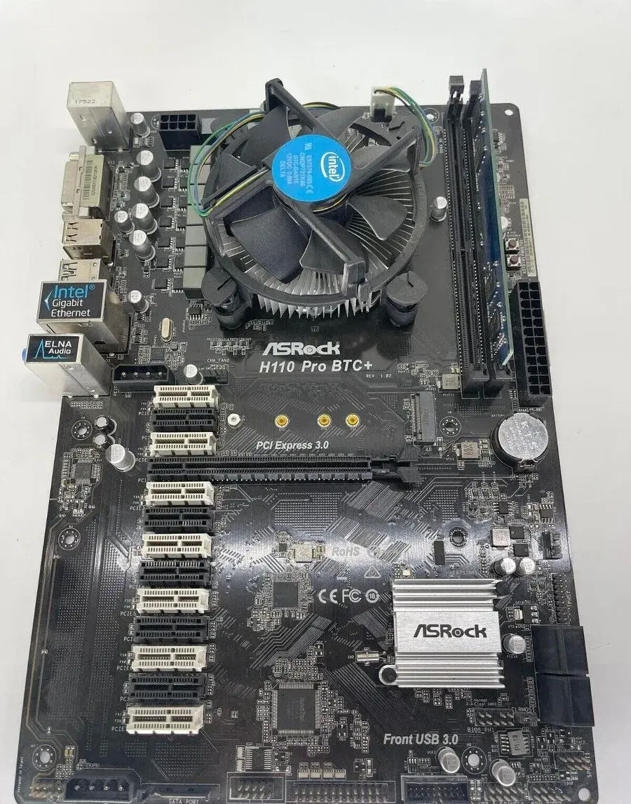 ASRock H110 Pro BTC+ + Celeron