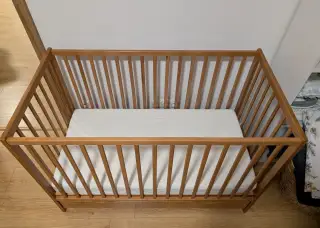Detská postieľka 120×60 + matrac Fizjomax Baby | KOMPLET