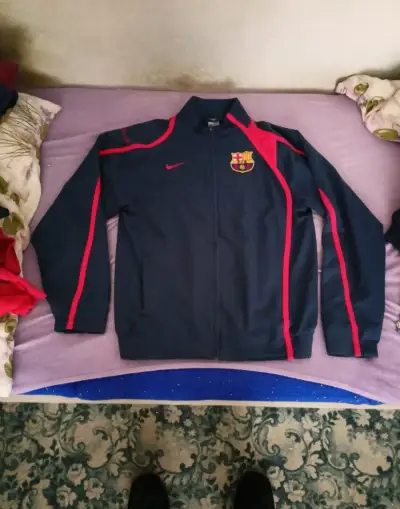 Futbalová vintage bundu Nike fc Barcelona