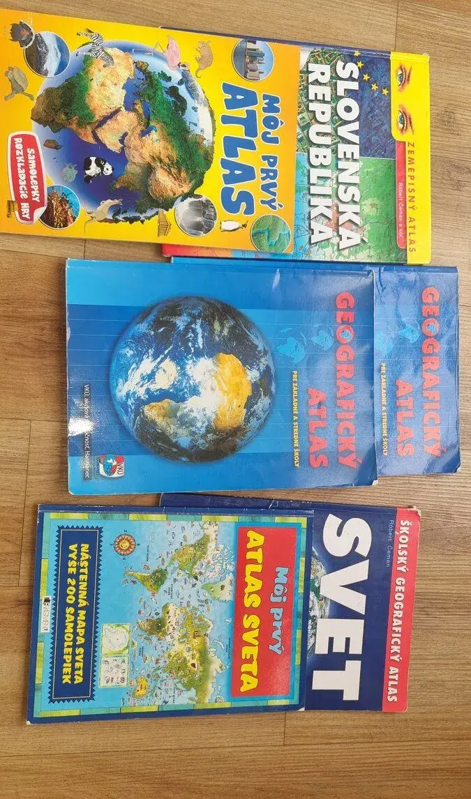 Tieto Geografické atlasy sveta