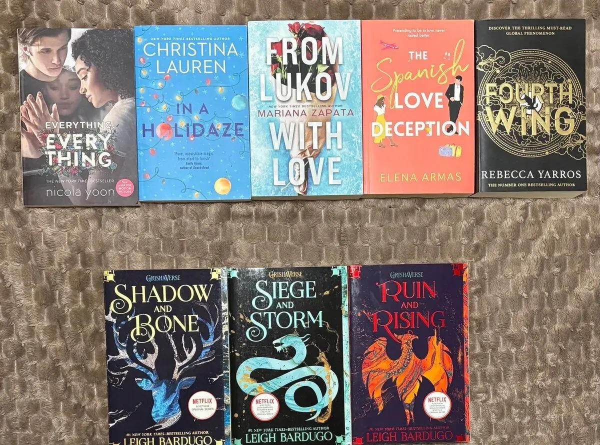 Obľúbené knihy v angličtine (romantika / fantasy)