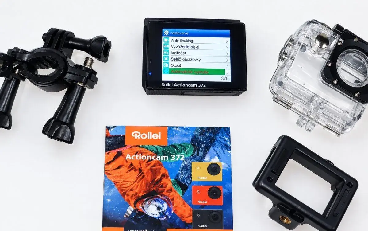 Rollei Actioncam 372 – kamera + príslušenstvo
