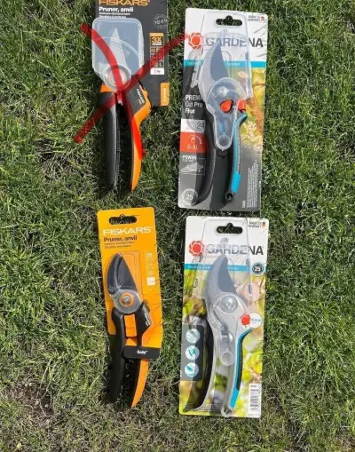 Záhradné nožnice Gardena & Fiskars