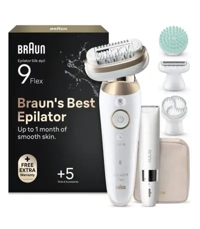 Depilátor Braun Silk-épil 9 Flex - NEROZBALENÝ