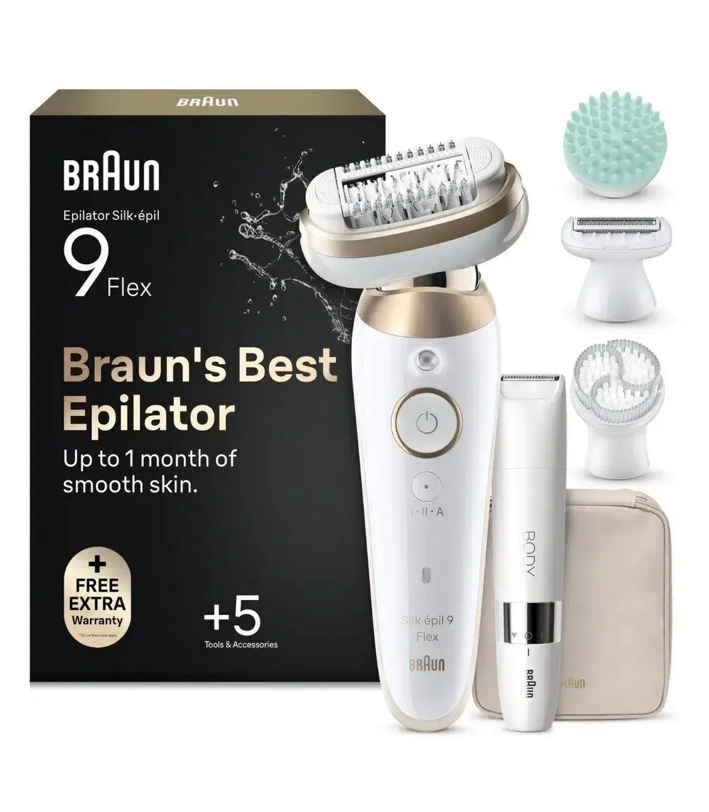 Depilátor Braun Silk-épil 9 Flex - NEROZBALENÝ