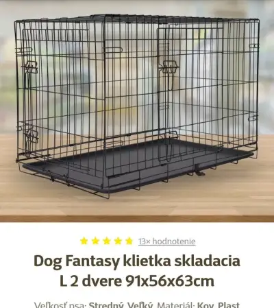 Klietka pre psa L
