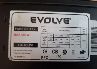 Zdroj Evolveo 400w.