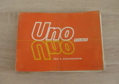 Dobový manuál Fiat Uno / 1 generácia / - Taliansky originál