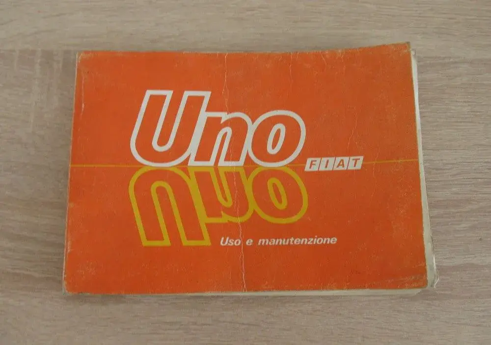 Dobový manuál Fiat Uno / 1 generácia / - Taliansky originál