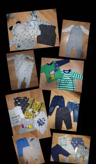 Balík detského oblečenia