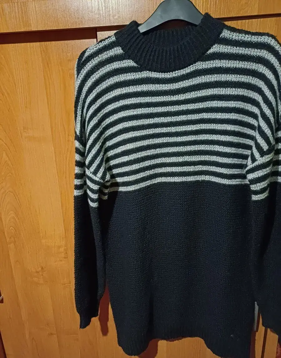 Predlzený pulóver pre moletky xxl