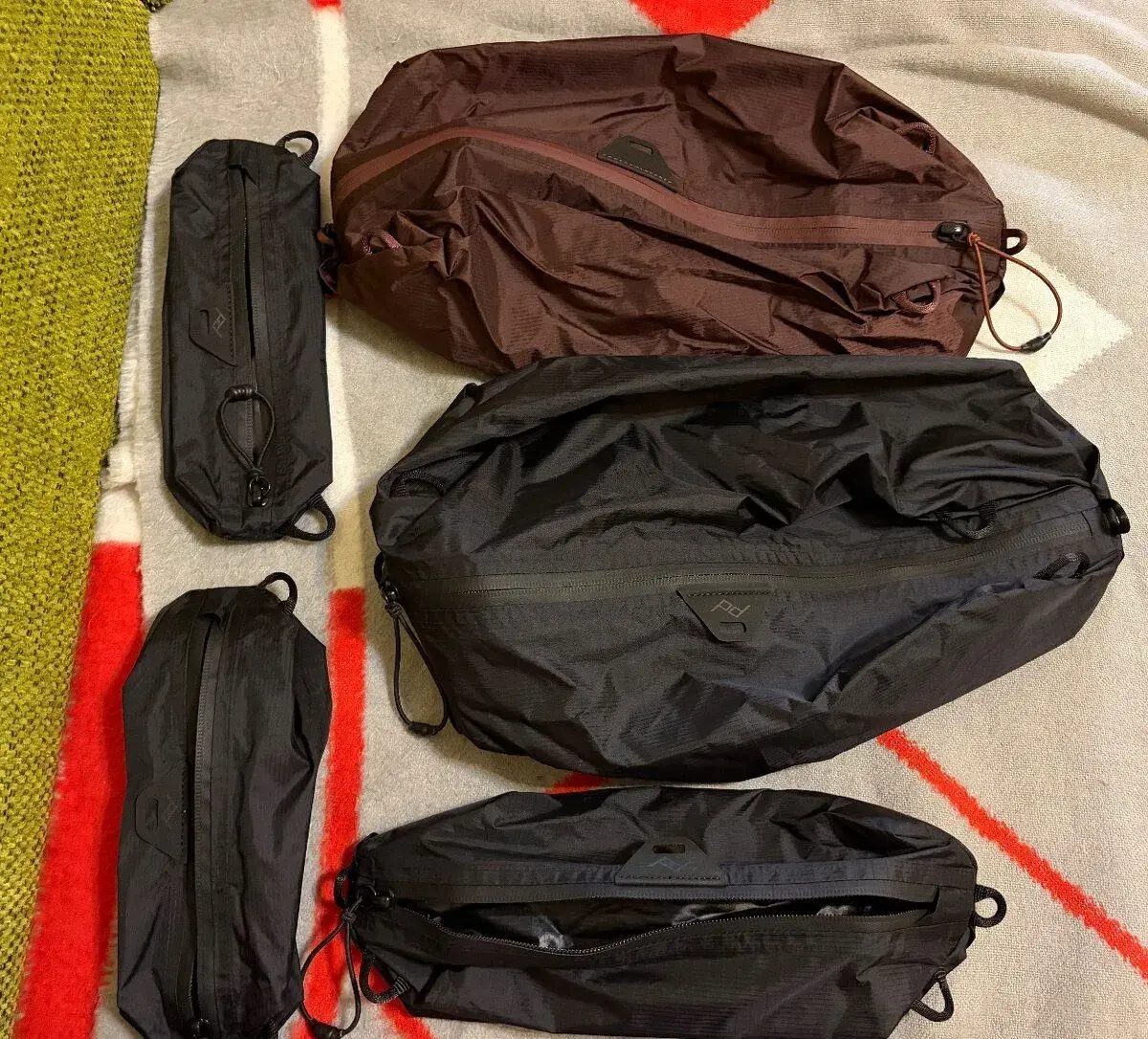 Peak Design Ultralight Packing Cubes – 5 ks, nepoužívané