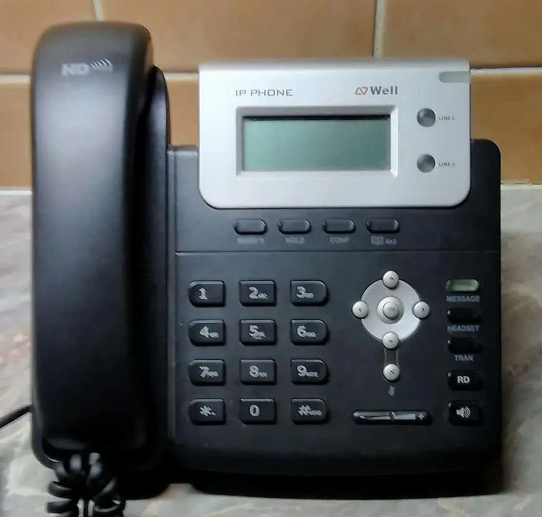 VOIP SIP telefon WELL T20