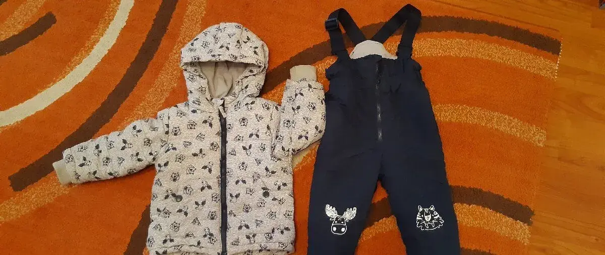 Otepľovačky a zimná bunda veľ. 86