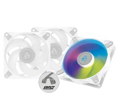 ARCTIC ventilátor P12 PWM PST A-RGB (balenie 3ks)